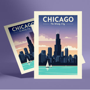 Chicago Briefkaart