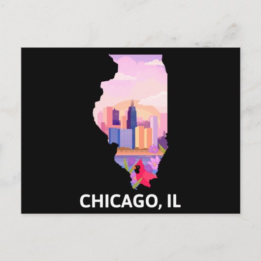 Chicago Briefkaart (Voorkant)