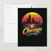Chicago Briefkaart (Voorkant / Achterkant)