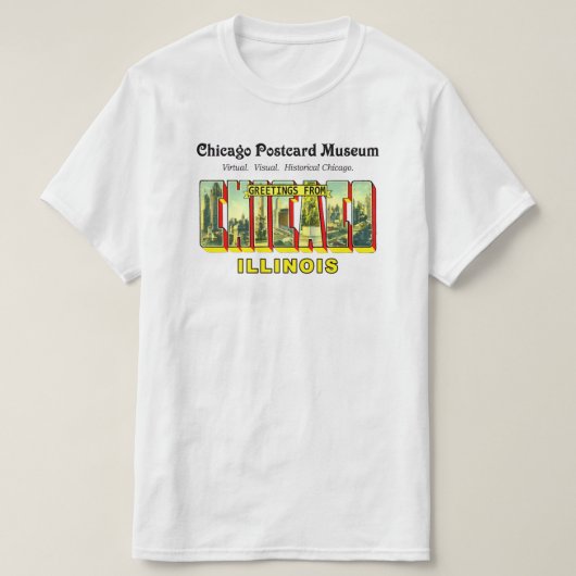 Chicago Briefkaart Museum T-shirt (Design voorkant)