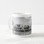 Chicago Buckingham Grayscale Coffee Mug (Devant gauche)