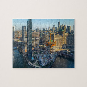 Chicago Buildings Jigzaag Puzzle Legpuzzel