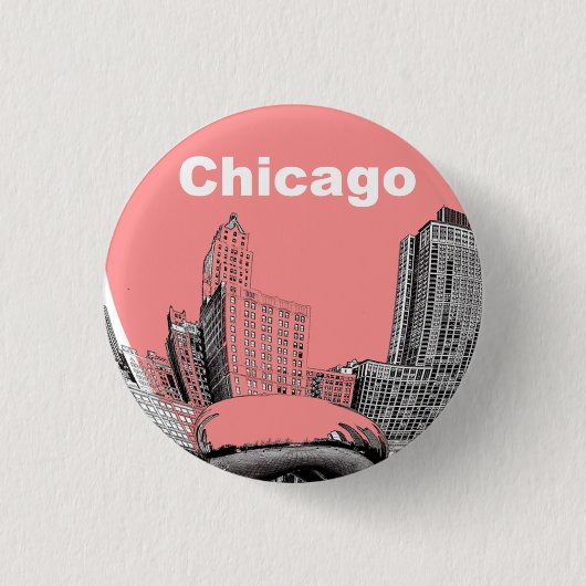 Chicago Button Pin (Voorkant)