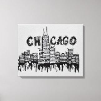 Chicago Canvas Afdruk