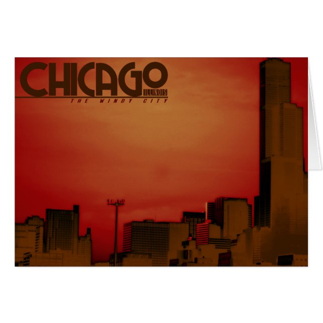 Chicago Card (Voorkant Horizontaal)
