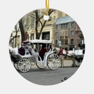 Chicago Carriage Ride Keramisch Ornament