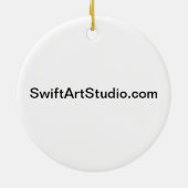 Chicago Carriage Ride Keramisch Ornament (Achterkant)