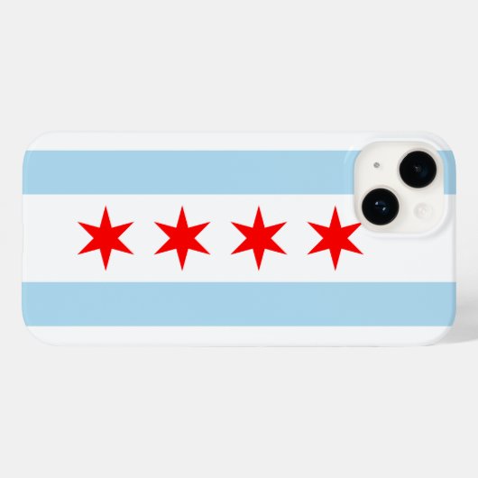 Chicago Case-Mate iPhone Case (Achterkant (horizontaal))
