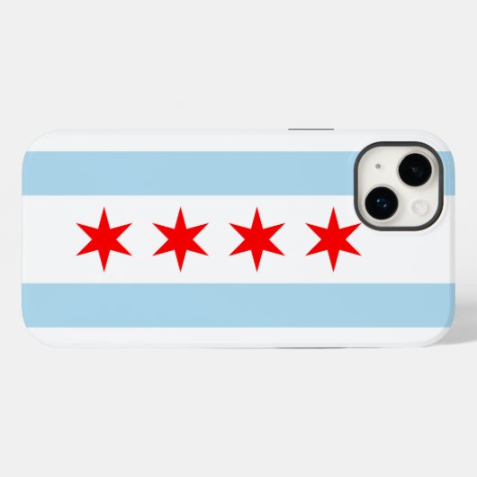 Chicago Case-Mate iPhone Case (Achterkant (horizontaal))