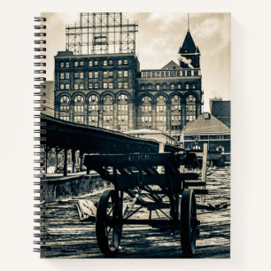 Chicago Central Rail Yards Train Depot ICRR 1960's Notitieboek