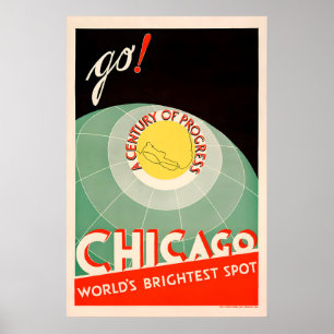 Chicago Century of Progress - Antieke Wereldtentoo Poster