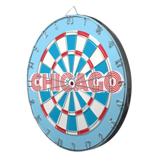 CHICAGO Chitown Pride Dartbord (Voorkant Rechts)