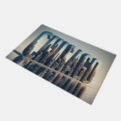 Chicago City met waterreflectie Deurmat (Schuin)