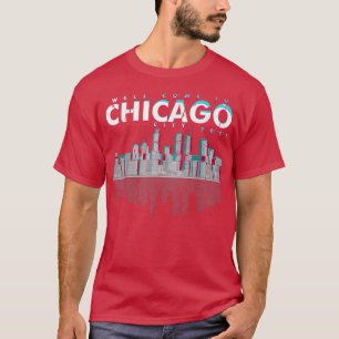 Chicago City Skyline Lights bij Night Urban Hoesje T-shirt