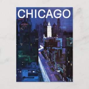  Chicago City Streets-reizen Briefkaart