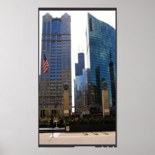 Chicago Cityscape 7 Poster