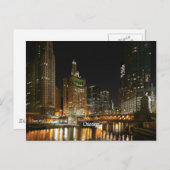 Chicago cityscape briefkaart (Voorkant / Achterkant)