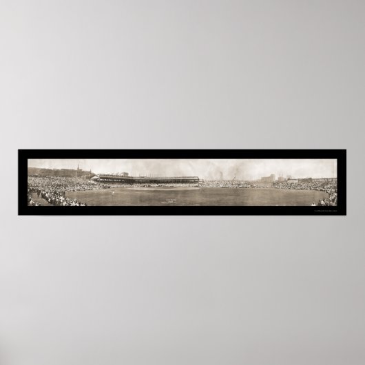 Chicago Cubs Baseball Foto 1908 Poster (Voorkant)