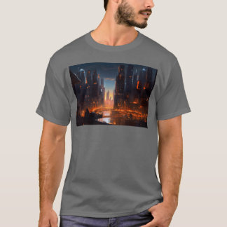Chicago Cyber Punk cadeau T-shirt