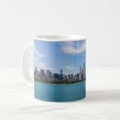 Chicago Day Cityscape Coffee Mok (Voorkant links)