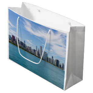 Chicago Day Cityscape Large Cadeautasje