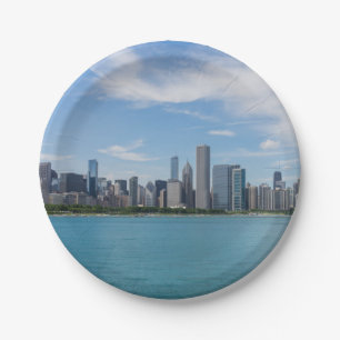 Chicago Day Cityscape Papieren Bordje