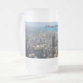 Chicago De Au-Dessus De La Mug Frosted (Devant gauche)