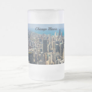 Chicago De Au-Dessus De La Mug Frosted