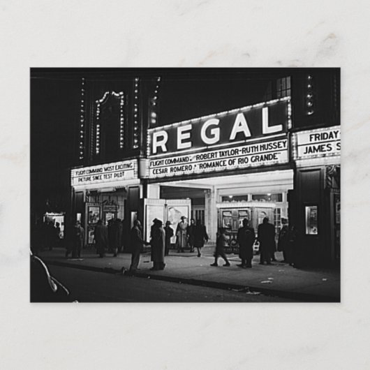  Chicago, de Regal Theater Marquee Briefkaart (Voorkant)