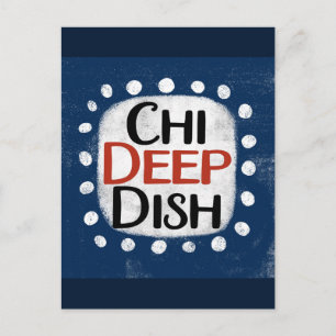 Chicago Deep Dish Briefkaart