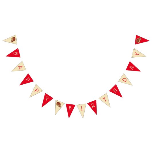 Chicago Deep Dish Pizza Party Gelukkige Verjaardag Vlaggetjes (Alle)