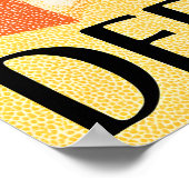 Chicago Deep Dish Poster Retro Pizza Art Print – (Coin)