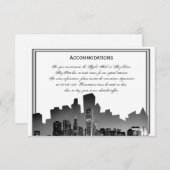 Chicago Destination Wedding Accomodations Informatiekaartje (Voorkant / Achterkant)