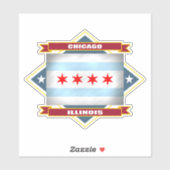 Chicago diamant sticker (Vel)