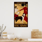  Chicago Dog Show verticale banner Poster (Keuken)