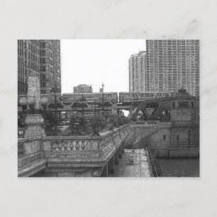 Chicago… door de Rivier Briefkaart