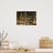 Chicago door Night poster (Keuken)