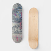 Chicago Drawing Graffiti Skateboard (Voorkant)