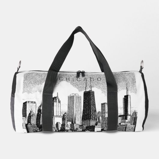 Chicago Duffel Sac d'impression Couper le sac à co (Verso)