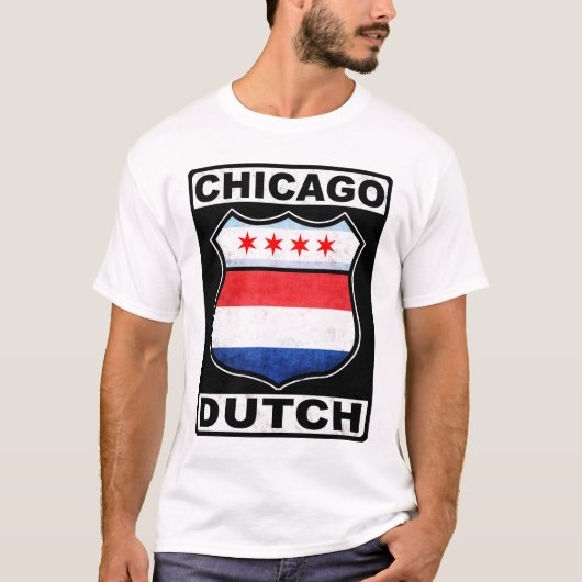 Chicago Dutch American Shield T-shirt (Voorkant)