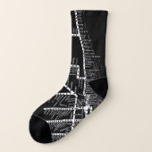 CHICAGO ELEVATED TRAIN  SYSTEEM MAP SUBWAY SOKKEN (Links - buitenkant)