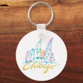 CHICAGO-EMB SLEUTELHANGER (Voorkant)