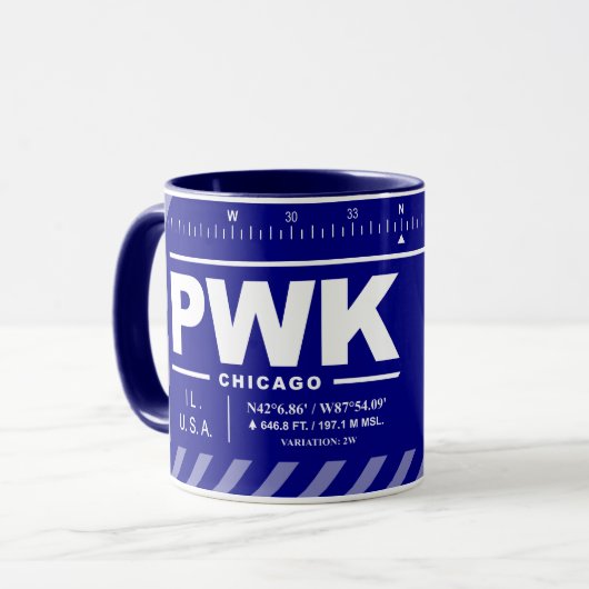Chicago Executive Airport PWK Mug (Devant gauche)