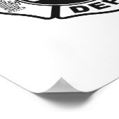 Chicago Fire Dept Black Logo Poster (Hoek)