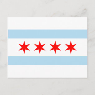 Chicago Flag Briefkaart