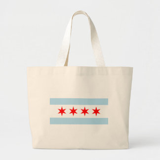 Chicago Flag Canvas tas