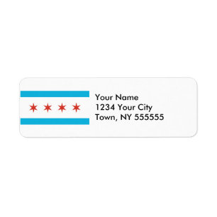 Chicago Flag Etiket