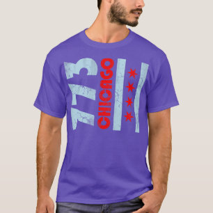 Chicago Flag Fade T-shirt
