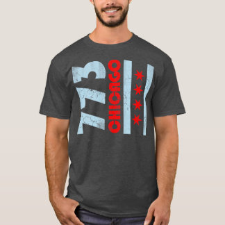 Chicago Flag Fade T-shirt