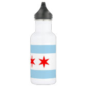 Chicago Flag, Illinois State Liberty Bottle Waterfles (Rechts)